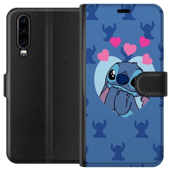 Huawei P30 Tegnebogsetui Stitch