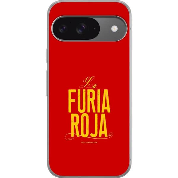 Kompatibelt Mobilskal till Google Pixel 9 La Furia Roja röd
