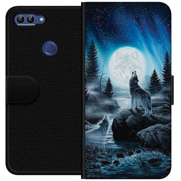 Huawei P smart Tegnebogsetui Ulve