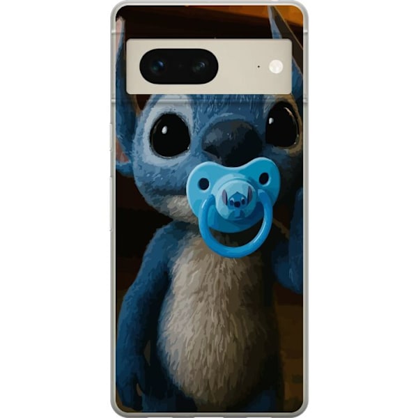 Google Pixel 7 Läpinäkyvä kuori Stitch & Napp - vauvateema