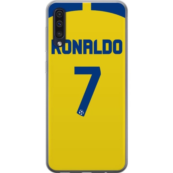 Samsung Galaxy A50 Gennemsigtig cover Ronaldo