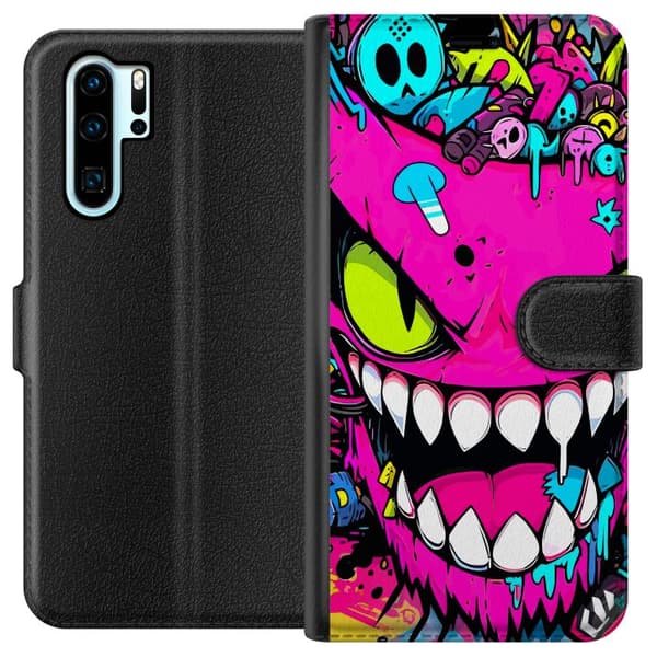 Kompatibelt Lommeboketui til Huawei P30 Pro Monster