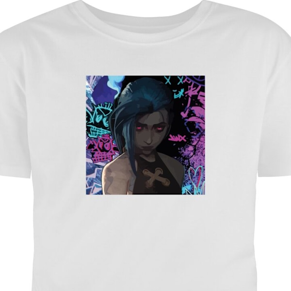 T-shirt til Voksen | Klassisk Voksen T-shirt League of Legends hvid L