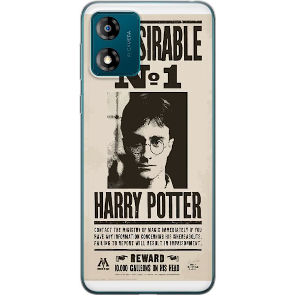 Motorola Moto E13 Läpinäkyvä kuori Harry Potter