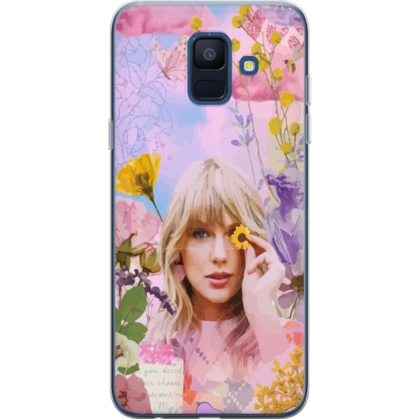 Samsung Galaxy A6 (2018) Gennemsigtig cover Taylor Swift