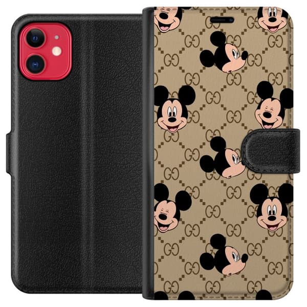 Kompatibel Tegnebogsetui til Apple iPhone 11 GG Musse Pigg