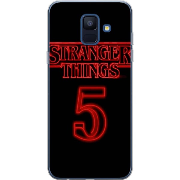 Samsung Galaxy A6 (2018) Genomskinligt Skal Stranger Things 5