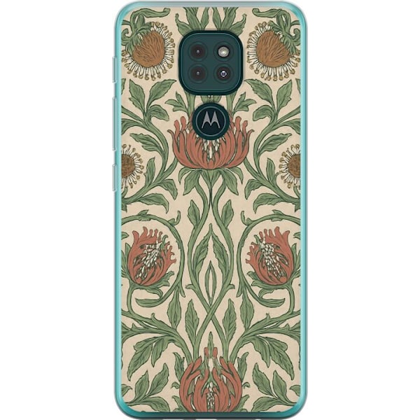 Motorola Moto G9 Play Gennemsigtig cover Blad Detaljer