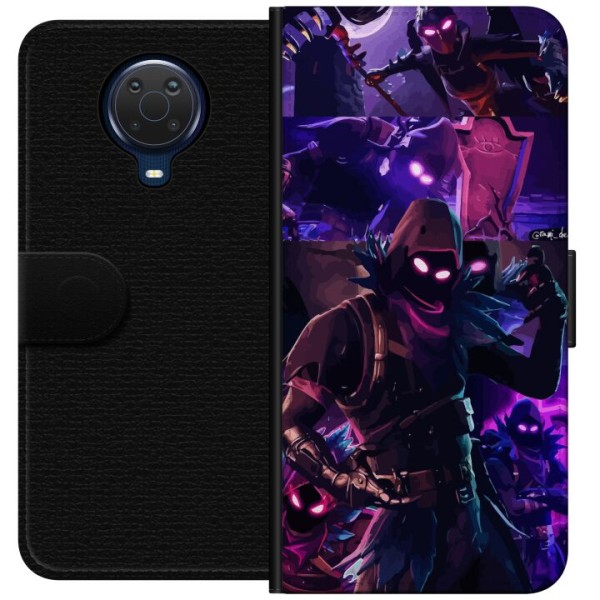 Nokia G20 Lompakkokotelo Fortnite - Raven
