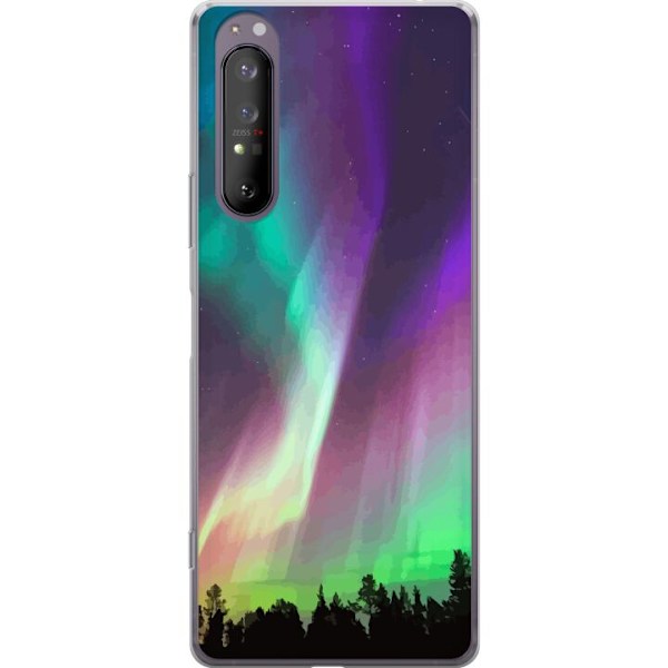 Sony Xperia 1 II Gjennomsiktig deksel Nordlys