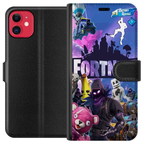 Kompatibel Tegnebogsetui til Apple iPhone 11 Fortnite