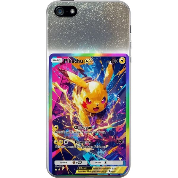 Kompatibelt Mobildeksel til Apple iPhone 5 Pikachu gul