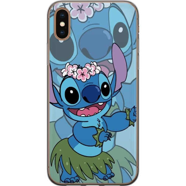 Apple iPhone XS Max Läpinäkyvä kuori Stitch tähtien alla - Taianomainen Anime-tyyli