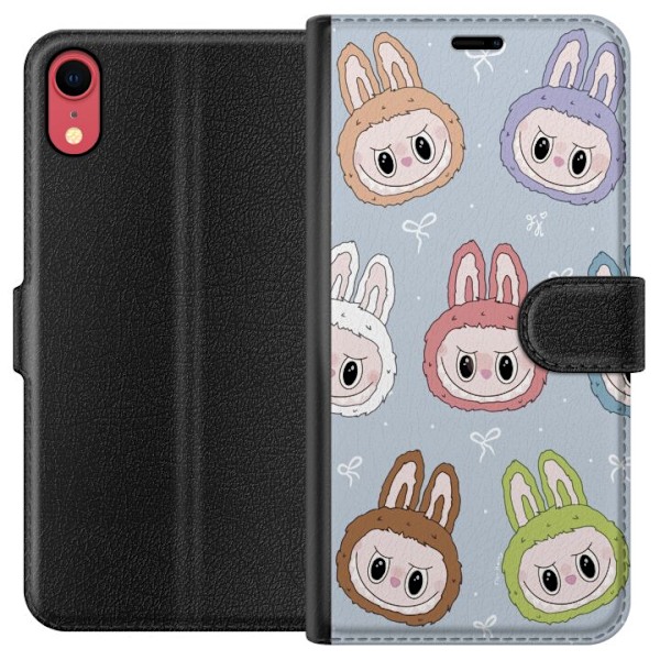 Apple iPhone XR Plånboksfodral Pastel Labubu