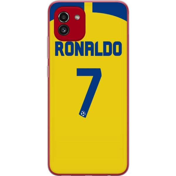 Samsung Galaxy A03 Läpinäkyvä kuori Ronaldo