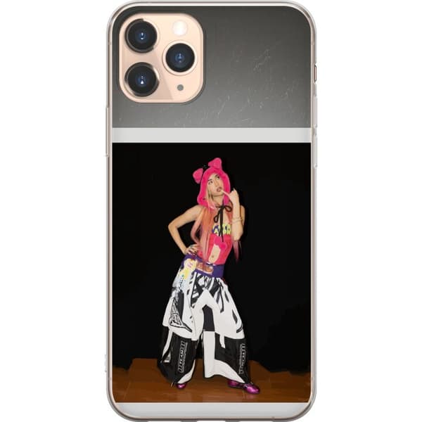 Kompatibel Mobilcover til Apple iPhone 11 Pro KATSEYE rosa modeporträtt sort