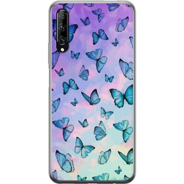 Huawei P smart Pro 2019 Gennemsigtig cover Sommerfugle