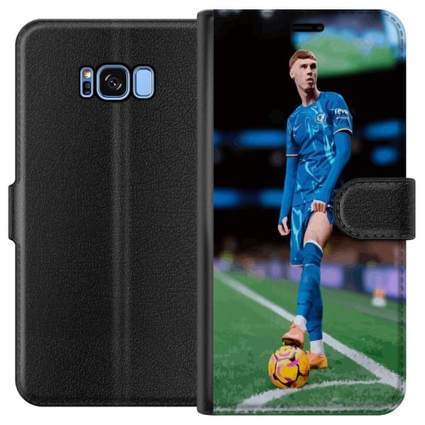 Kompatibelt Plånboksfodral till Samsung Galaxy S8 Fotboll