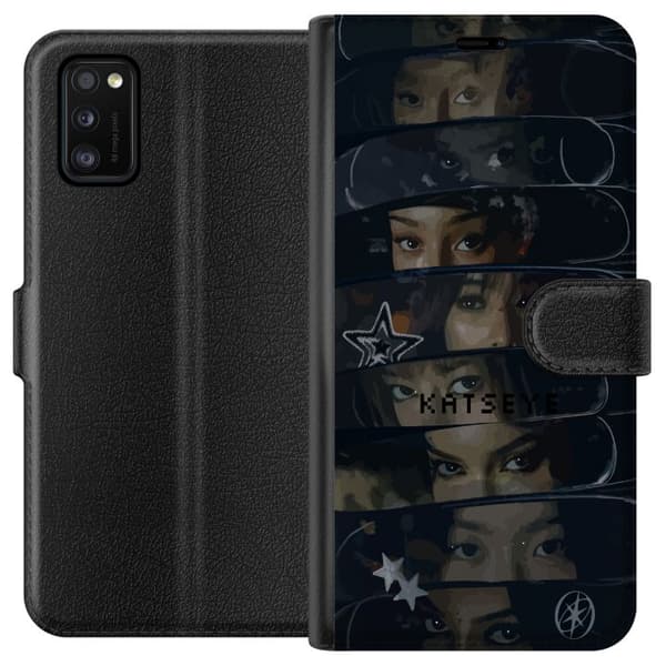 Kompatibel Tegnebogsetui til Samsung Galaxy A41 KATSEYE sort