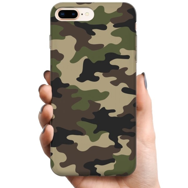 Apple iPhone 8 Plus TPU Matkapuhelimen kuori Metsä camo