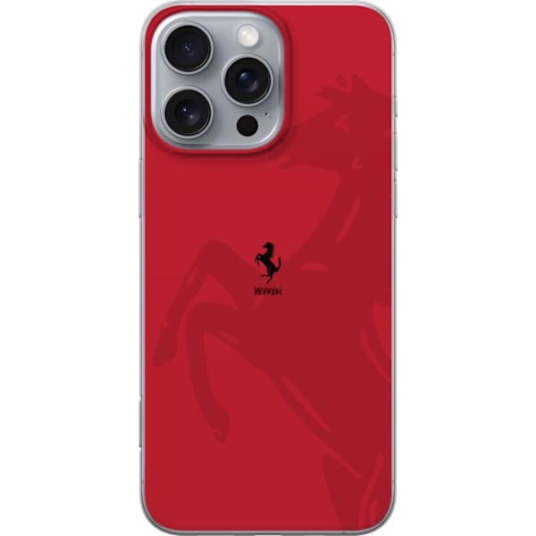 Apple iPhone 16 Pro Max Gennemsigtig cover Ferrari