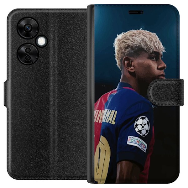 OnePlus Nord CE3 Tegnebogsetui Lamine Yamal - Barcelonas Wunderkind i fokus