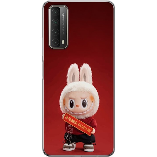 Huawei P smart 2021 Läpinäkyvä kuori Pop Mart The Monsters Labubu Onnea Vinyl Nukke