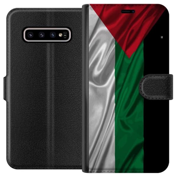 Kompatibel Tegnebogsetui til Samsung Galaxy S10+ Palæstina