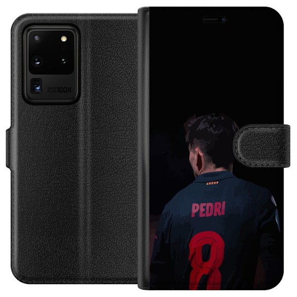 Samsung Galaxy S20 Ultra Lompakkokotelo Pedri FC Barcelona Jal