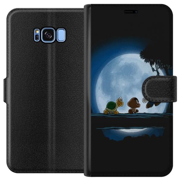 Kompatibel Tegnebogsetui til Samsung Galaxy S8 Super Mario