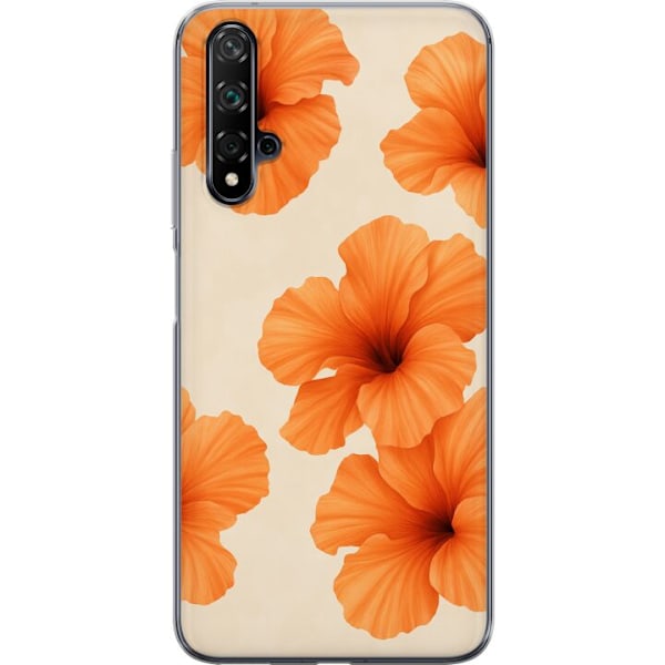 Huawei nova 5T Gennemsigtig cover Papaya Punch