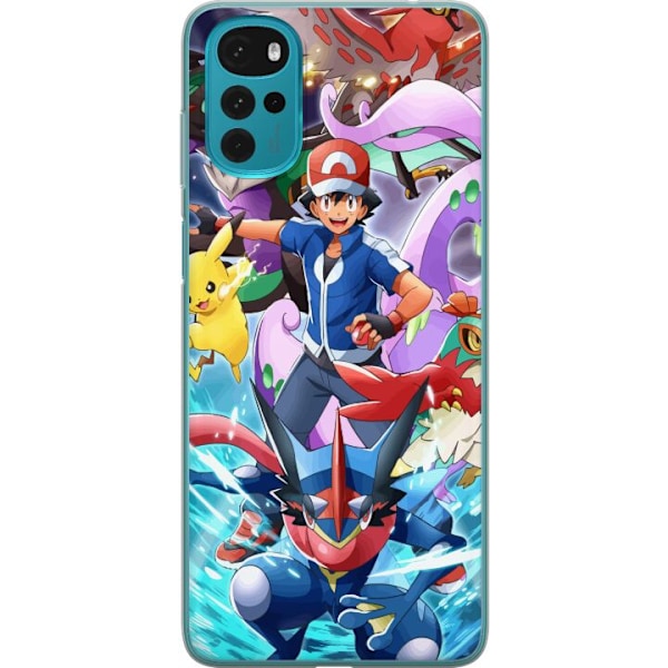 Motorola Moto G22 Gjennomsiktig deksel Pokemon