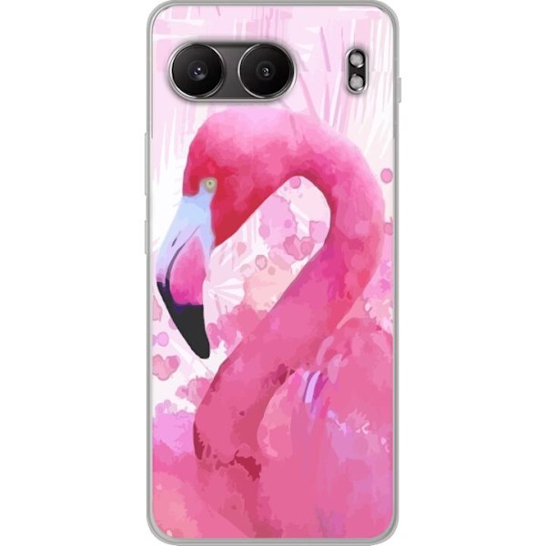 OnePlus Nord 4 Gennemsigtig cover Flamingo