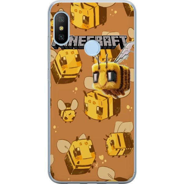 Xiaomi Mi A2 Lite Gjennomsiktig deksel Minecraft Bi