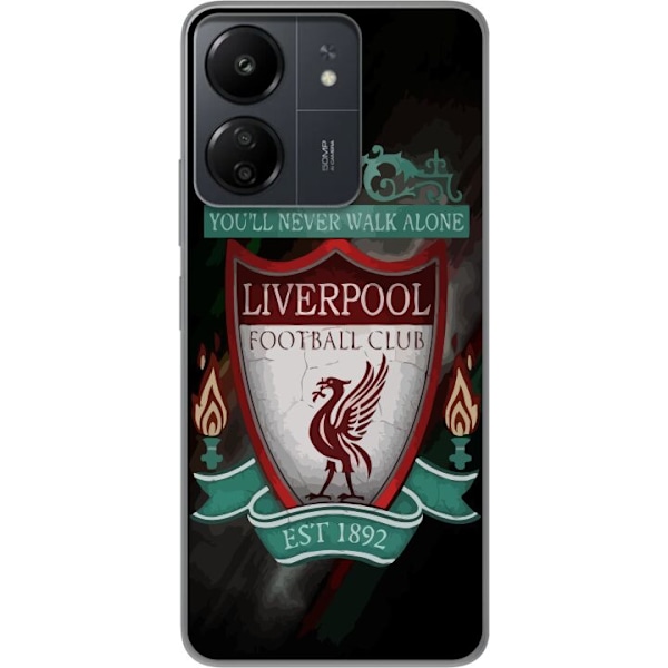 Xiaomi Redmi 13C Läpinäkyvä kuori Liverpool