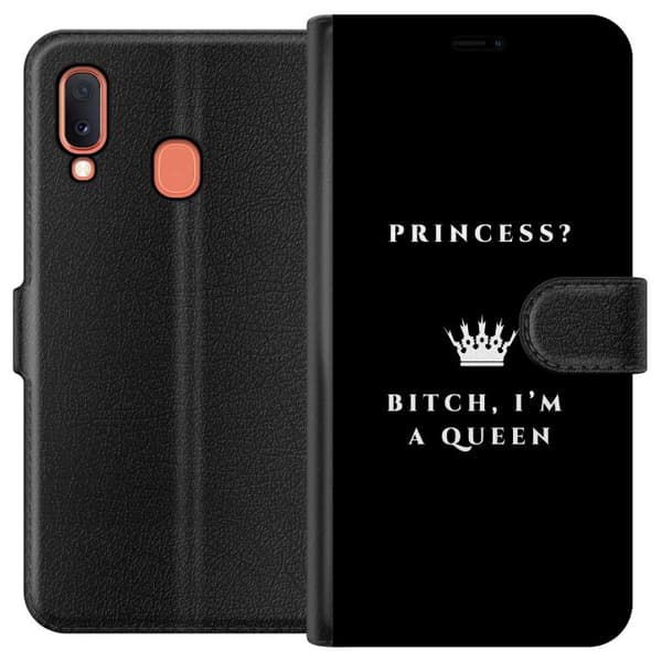 Kompatibelt Plånboksfodral till Samsung Galaxy A20e Queen