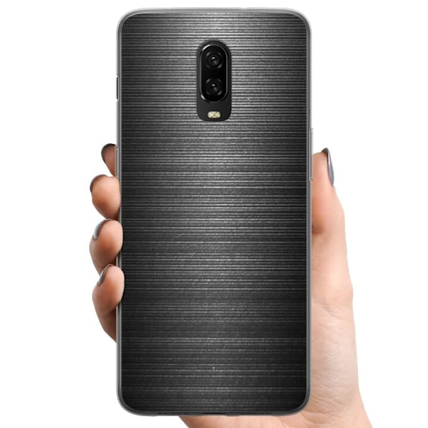 OnePlus 6T TPU Mobildeksel Børstet Metalle