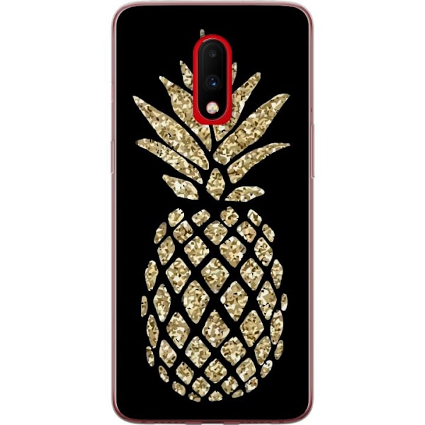 OnePlus 7 Läpinäkyvä kuori Ananas