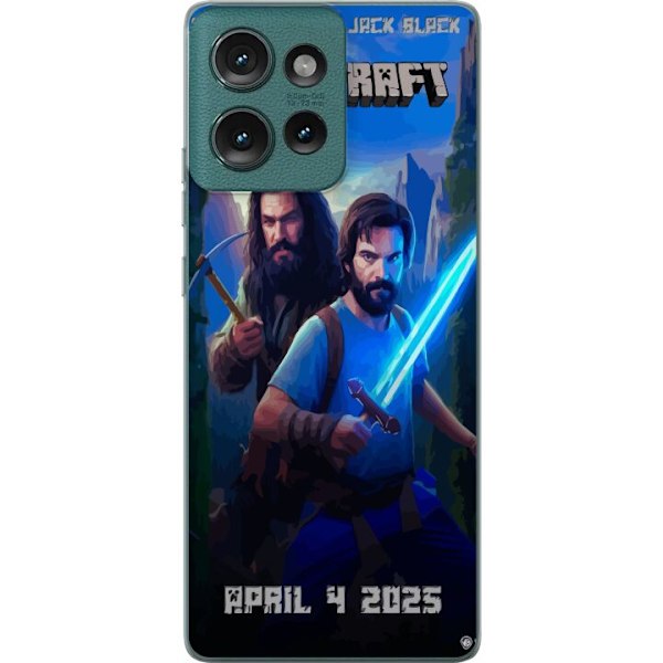 Motorola Edge 50 Gjennomsiktig deksel En Minecraft-film