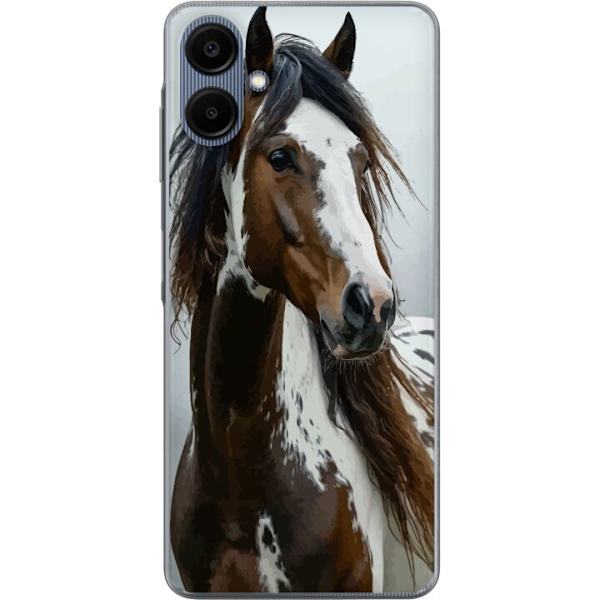 Samsung Galaxy A06 Läpinäkyvä kuori Hevonen Eläimet Aihe Graafinen Suunnittelu Luonto Vahva Aihe Suosittu Taide Eläinten Teema Ratsastus