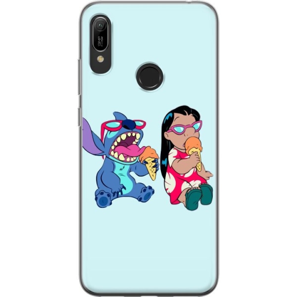 Huawei Y6 (2019) Gennemsigtig cover Lilo & Stitch