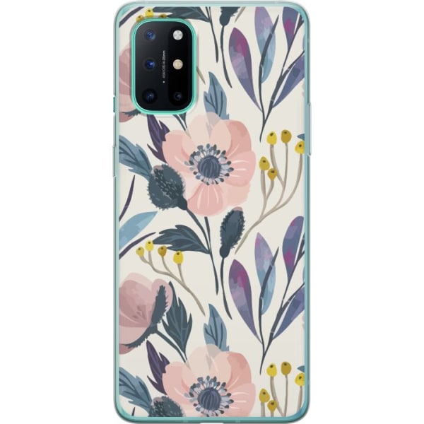 OnePlus 8T Gennemsigtig cover Blomsterlykke