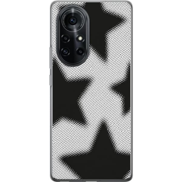 Kompatibel Mobilcover til Huawei nova 8 Pro Sorte stjerner sort