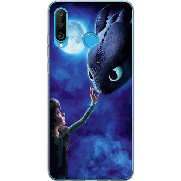 Huawei P30 lite Gennemsigtig cover Dragetræneren