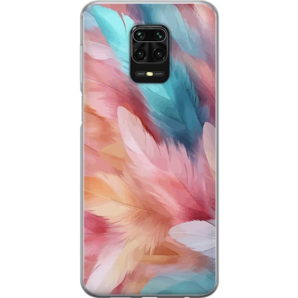 Xiaomi Redmi Note 9S Läpinäkyvä kuori Sulat