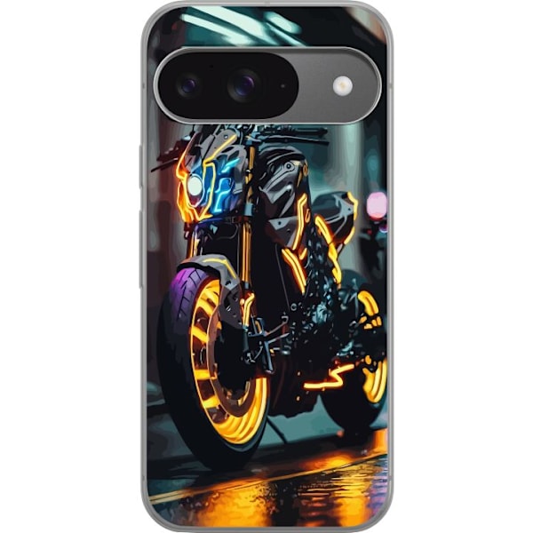 Google Pixel 9 Gennemsigtig cover Motorcykel