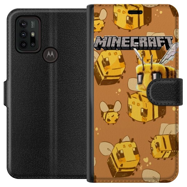 Motorola Moto G30 Tegnebogsetui Minecraft Bi
