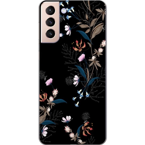 Samsung Galaxy S21 Gennemsigtig cover Blomster