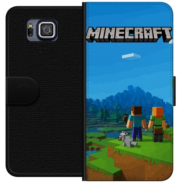 Samsung Galaxy Alpha Tegnebogsetui Minecraft Key Art