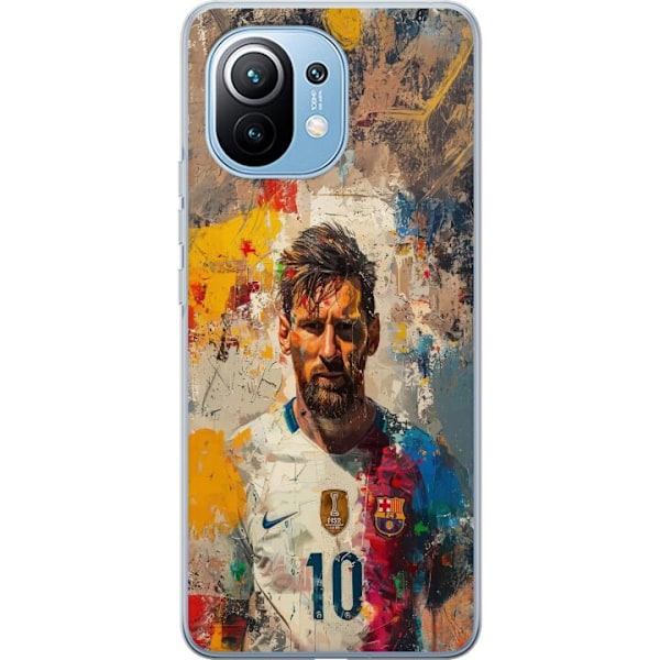 Xiaomi Mi 11 Läpinäkyvä kuori Messi Art